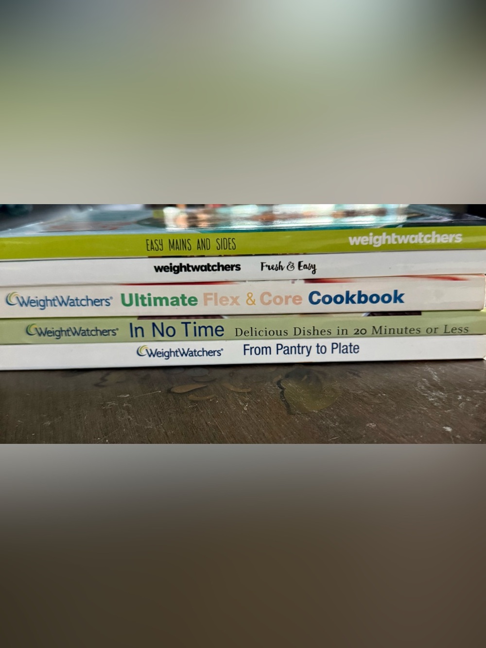 Weight Watchers Cookbooks Lot of 5